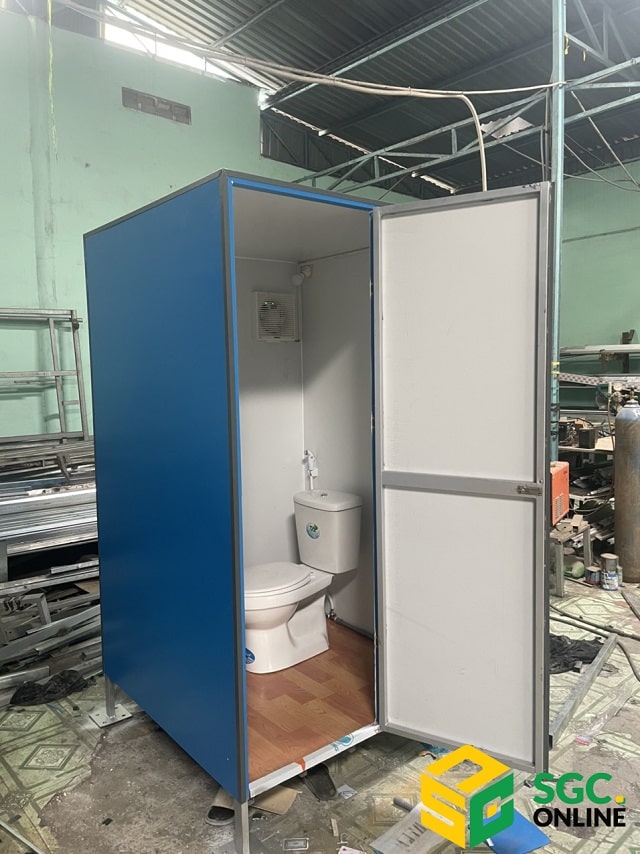 nhà vệ sinh di động giá rẻ NVS01